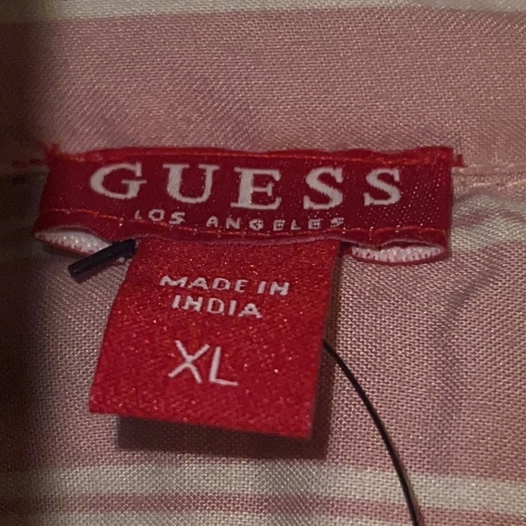 GUESS striped Lacie top ling sleeves pull over women’s Sz XL new - Picture 5 of 9